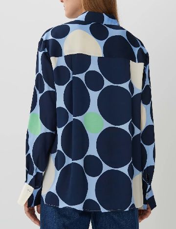 Camasa Oversize Someday, bleumarin