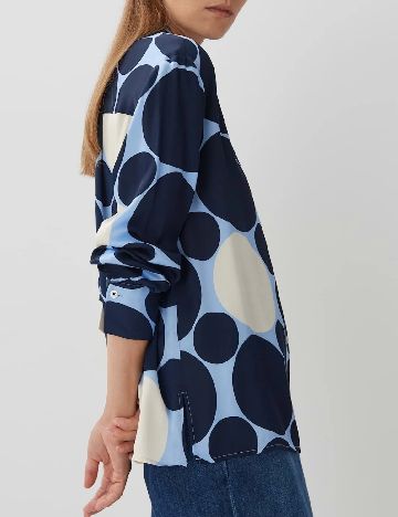 Camasa Oversize Someday, bleumarin