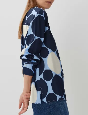 Camasa Oversize Someday, bleumarin