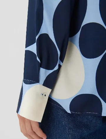 Camasa Oversize Someday, bleumarin