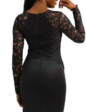 Rochie lunga TFNC London, negru