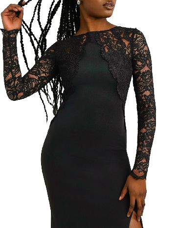 Rochie lunga TFNC London, negru