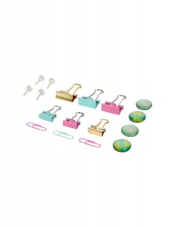Set de accesorii de birou, 43 bucati A.I.&E., mix culori