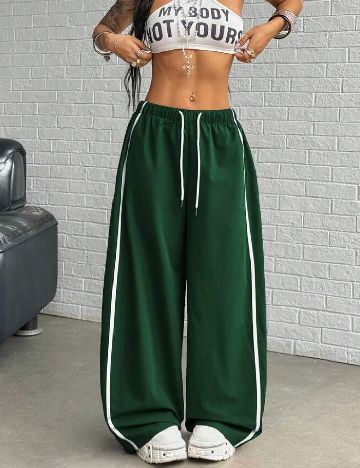 Pantaloni SHEIN, verde