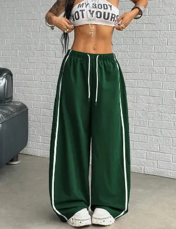 Pantaloni SHEIN, verde
