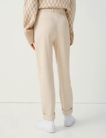 Pantaloni Someday, crem