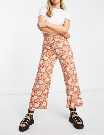Pantaloni Hollister, floral print