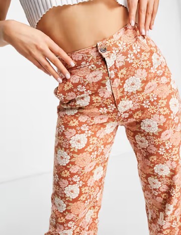 Pantaloni Hollister, floral print