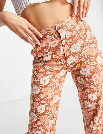 Pantaloni Hollister, floral print