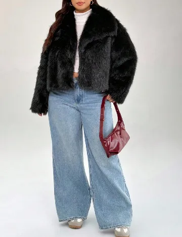 Jacheta SHEIN CURVE, negru