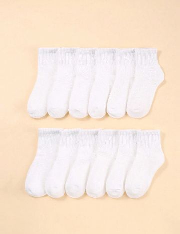 Set sosete Shein Kids, alb