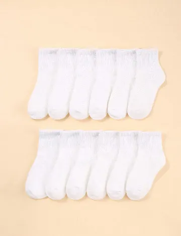 Set sosete Shein Kids, alb