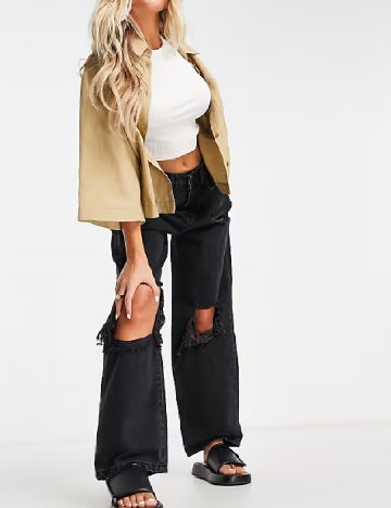 Blugi Don t think twice, negru