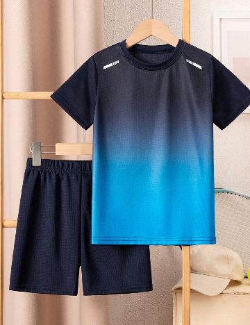 Compleu Shein Kids, albastru