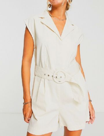 Salopeta Pretty Lavish, ecru