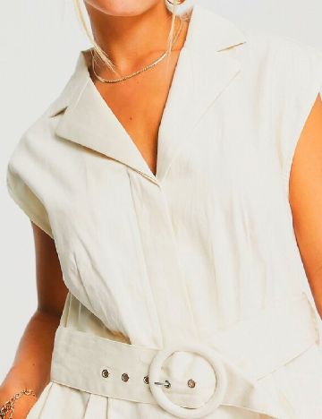 Salopeta Pretty Lavish, ecru