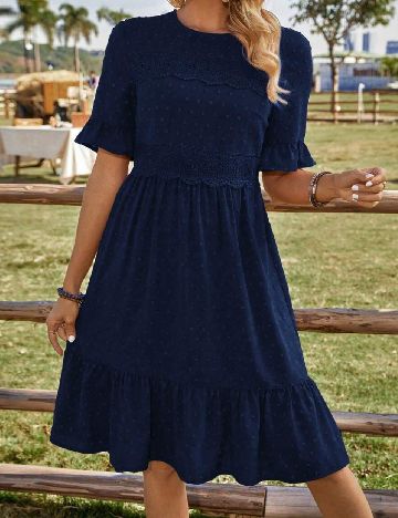 Rochie medie SHEIN, bleumarin
