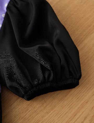 Rochie Shein Kids, mov/negru