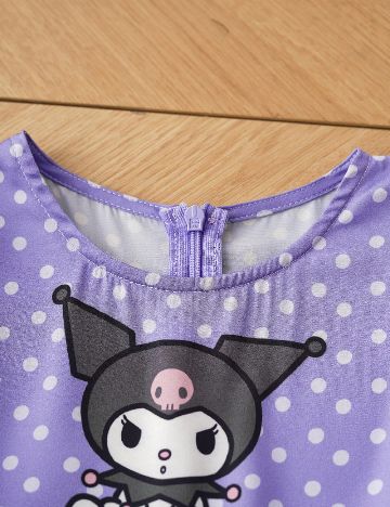 Rochie Shein Kids, mov/negru