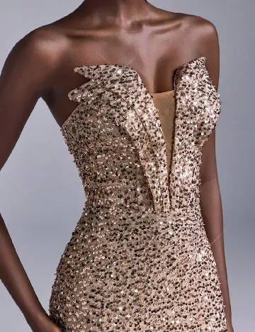 Rochie lunga SHEIN, crem