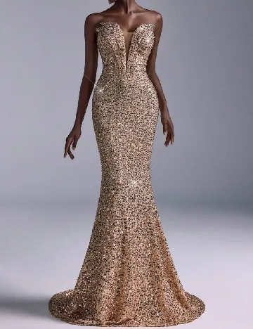 Rochie lunga SHEIN, crem