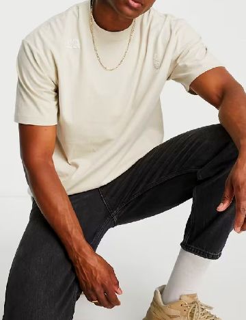 Tricou Oversize Topman, bej