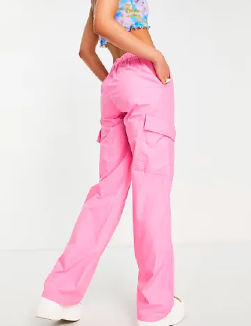 Pantaloni ASOS, roz