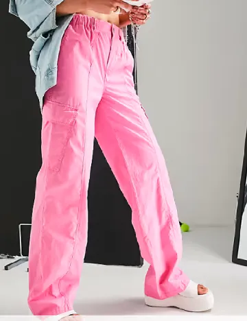 Pantaloni ASOS, roz