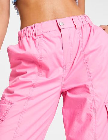 Pantaloni ASOS, roz