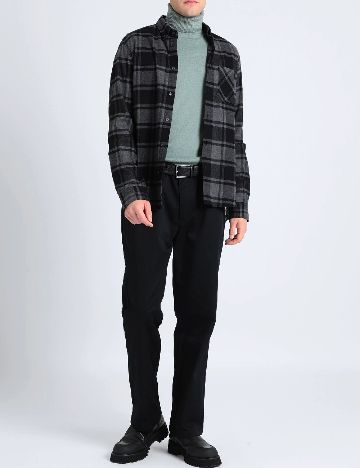 Pantaloni Topman, negru