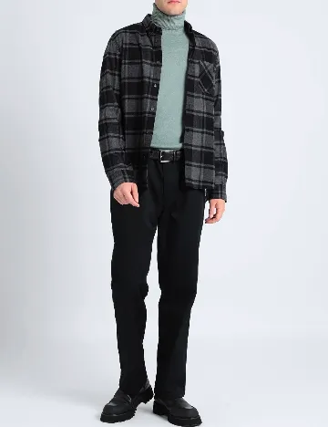 Pantaloni Topman, negru