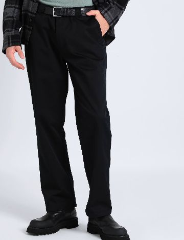 Pantaloni Topman, negru