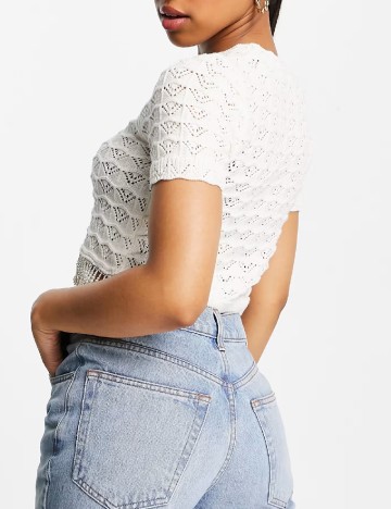 Bluza Miss Selfridge, alb