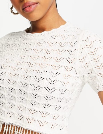 Bluza Miss Selfridge, alb