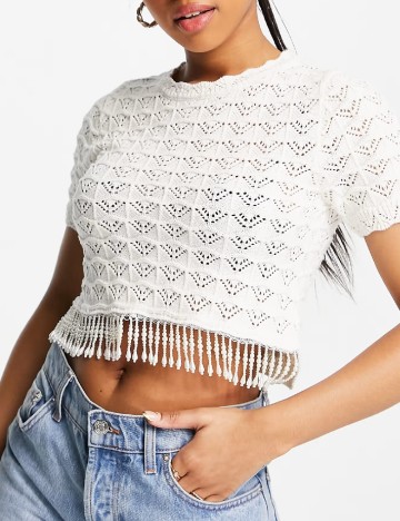 Bluza Miss Selfridge, alb