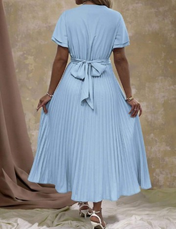 Rochie medie SHEIN CURVE, albastru