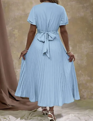 Rochie medie SHEIN CURVE, albastru