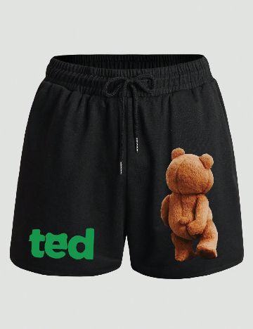 Pantaloni scurti SHEIN, negru