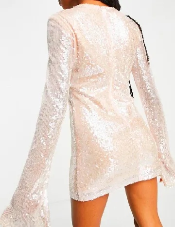 Rochie scurta KYO, crem