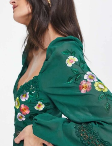 Rochie lunga ASOS, verde