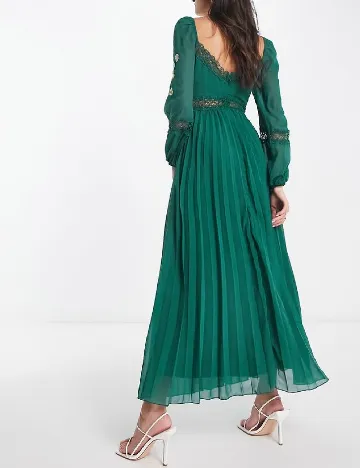 Rochie lunga ASOS, verde