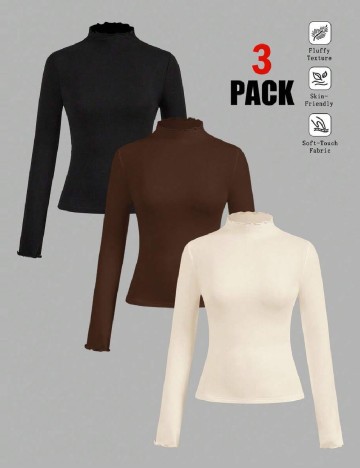 Set bluze 3 bucati SHEIN CURVE, mix culori