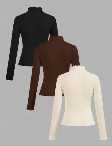 Set bluze 3 bucati SHEIN CURVE, mix culori