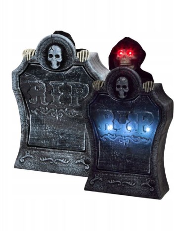 Piatră funerară de Halloween ACTION, gri