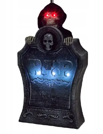 Piatră funerară de Halloween ACTION, gri