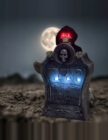 Piatră funerară de Halloween ACTION, gri
