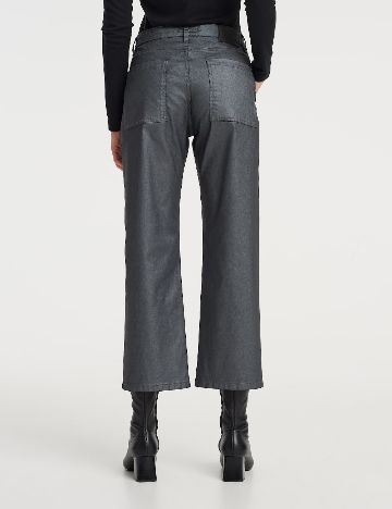 Pantaloni Opus, gri inchis