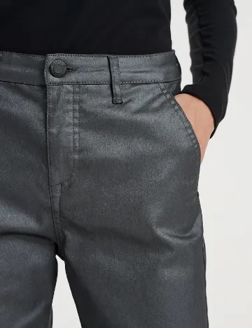 Pantaloni Opus, gri inchis