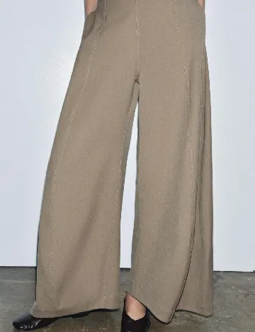 Pantaloni Zara, kaki