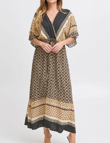 Rochie lunga Pulz, mix culori